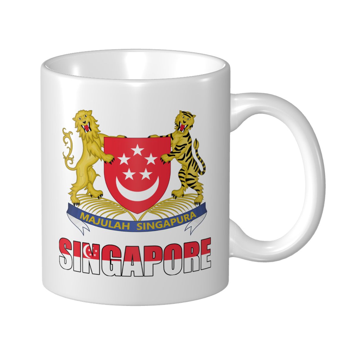 Home Office Singapore - Mark Fincan Kupa Singapur Mektup Bayrağı