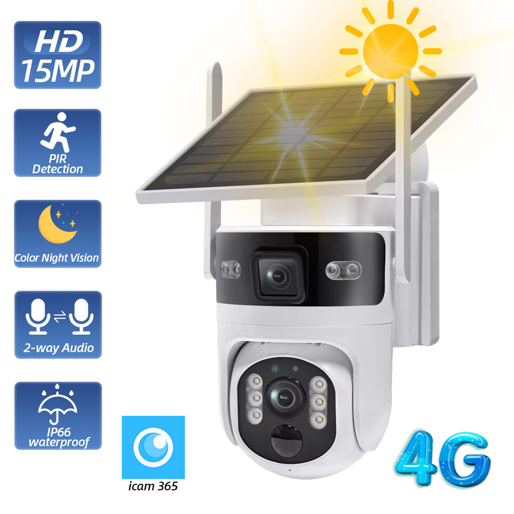 Home Office Pay - Kablosuz Dış Mekan PTZ Solar Güvenlik