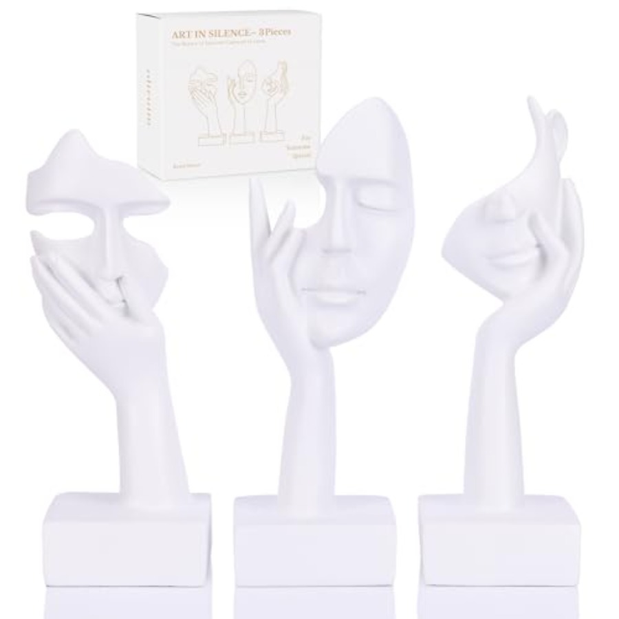 Home Office Living Room - Düşünür Büyük Heykel Seti - Sanatsal