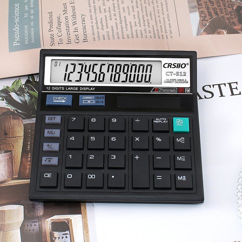 Home Office Tax - 12 Haneli LCD Ekranlı Hesap Makinesi