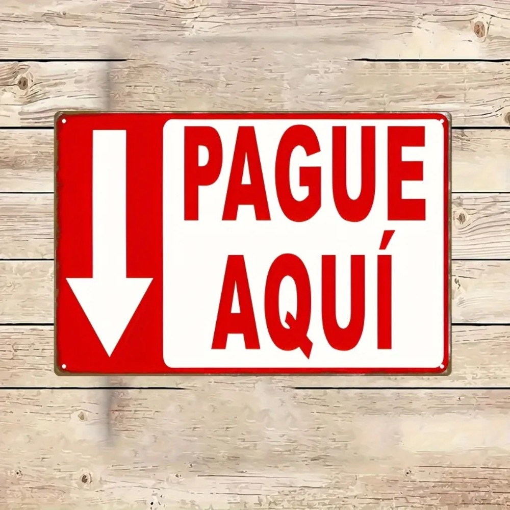 Home Office Pay - Pague Aqui İspanyolca Pay Here Arrow