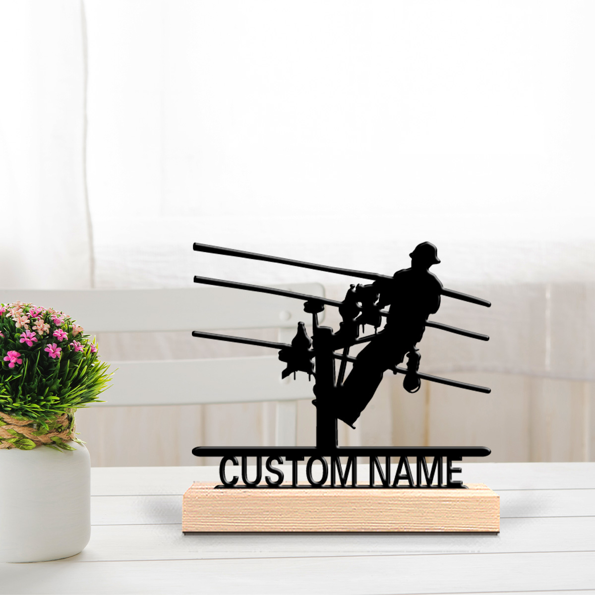 Home Office Living Room - 1 adet Şık Kişiselleştirilmiş Özel Elektrikçi