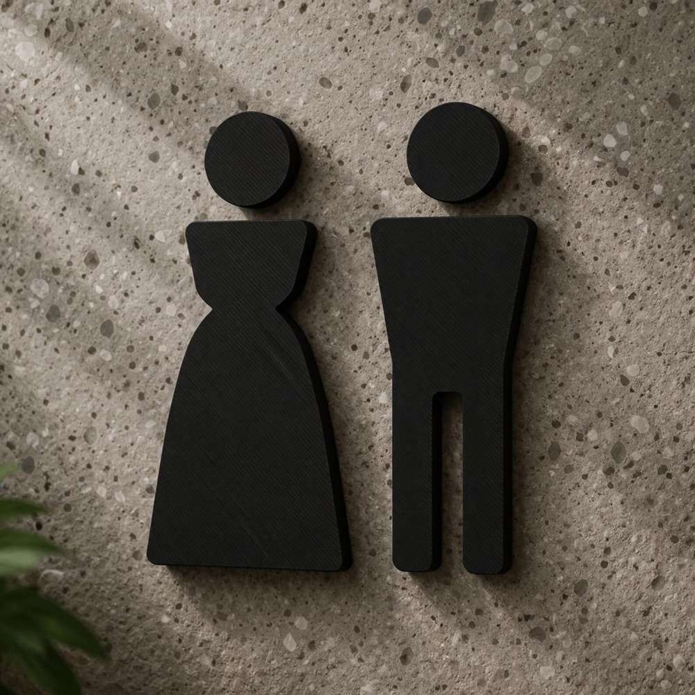 Minimalist 3D Baskılı Erkek Ka - Home Office Icon incelemesi ve fiyatı