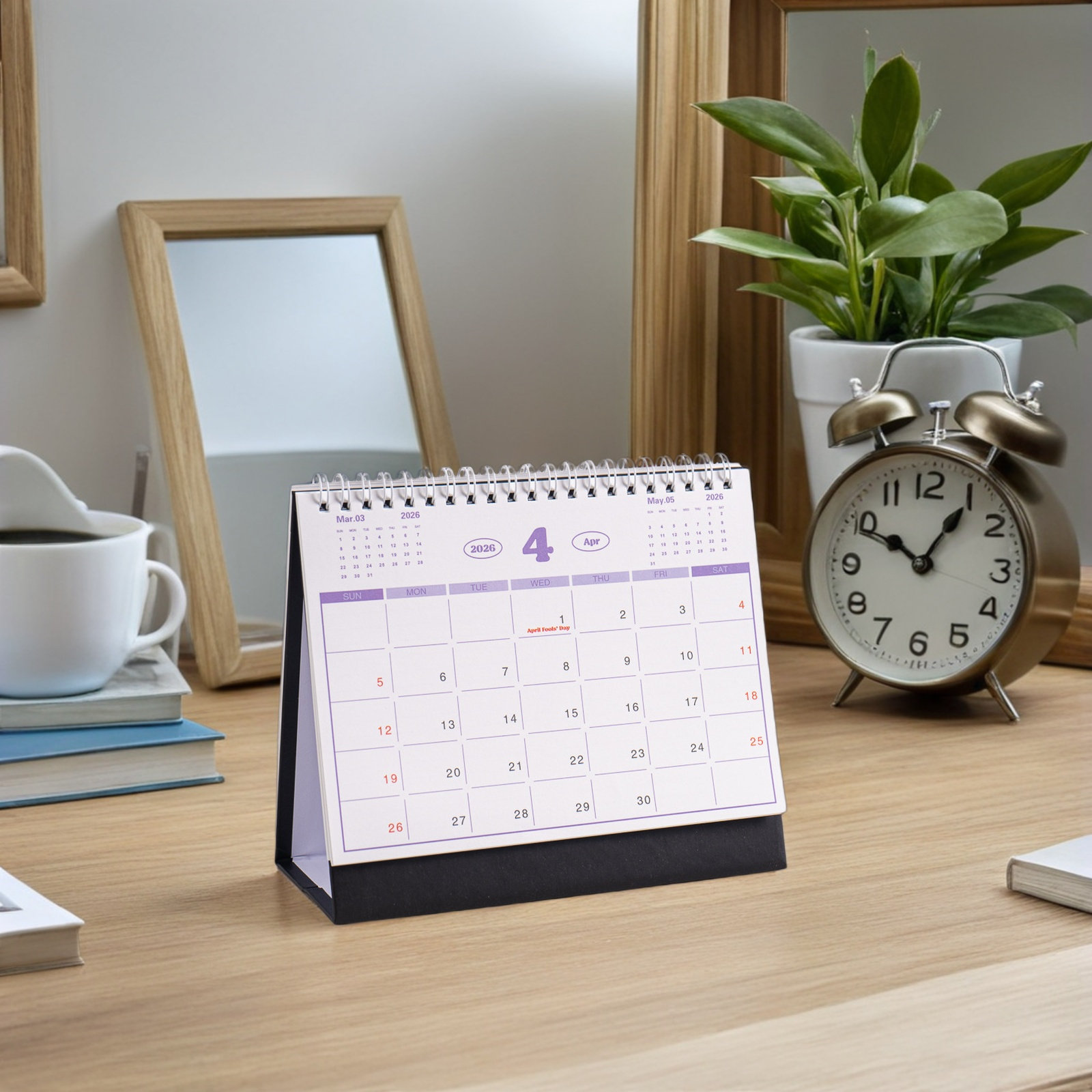 4 Adet 2026 Masa Takvimi Ayakt - Home Office Layout incelemesi ve fiyatı