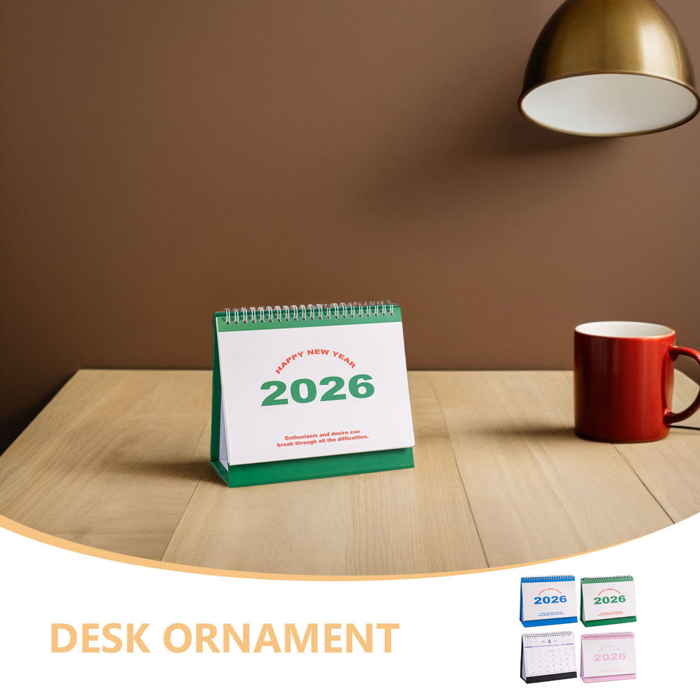 4 Adet 2026 Masa Takvimi Ayakt - Home Office Layout incelemesi ve fiyatı