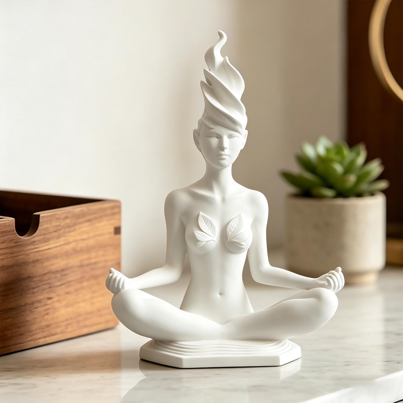 Meditasyon Kadın Yoga Figürler - Home Office Yoga Room incelemesi ve fiyatı