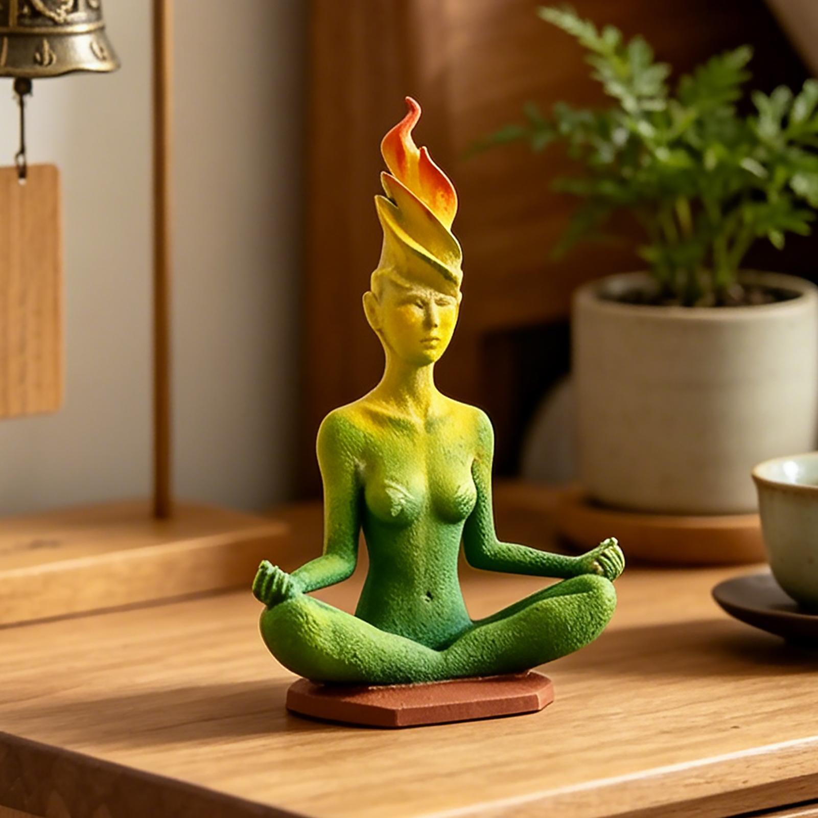 Meditasyon Kadın Yoga Figürler - Home Office Yoga Room incelemesi ve fiyatı