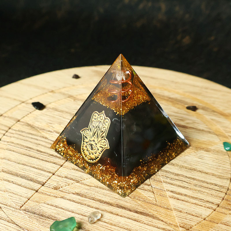 Hamsa Eli Reçine Kristal Piram - Home Office For incelemesi ve fiyatı