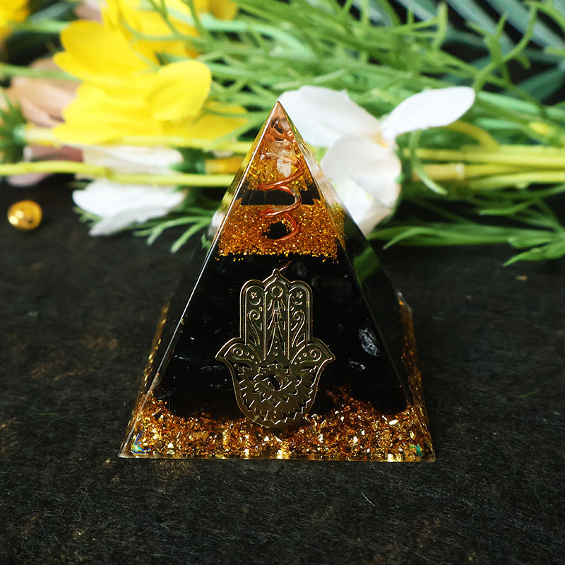 Hamsa Eli Reçine Kristal Piram - Home Office For incelemesi ve fiyatı