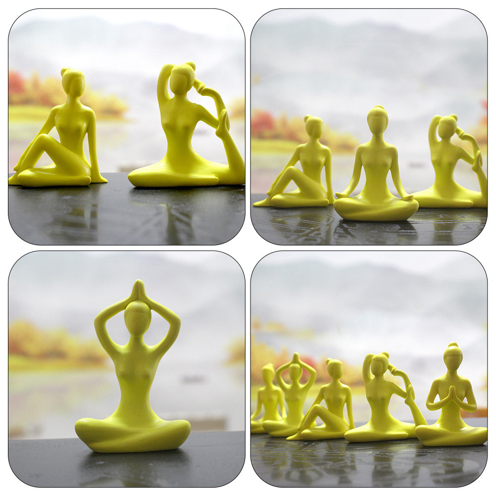 5 Adet Premium Reçine Yoga Fig - Home Office Yoga Room incelemesi ve fiyatı