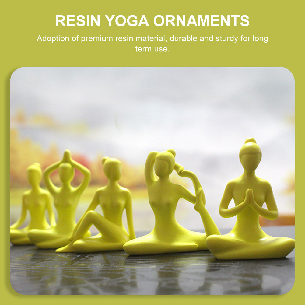 5 Adet Premium Reçine Yoga Fig - Home Office Yoga Room incelemesi ve fiyatı