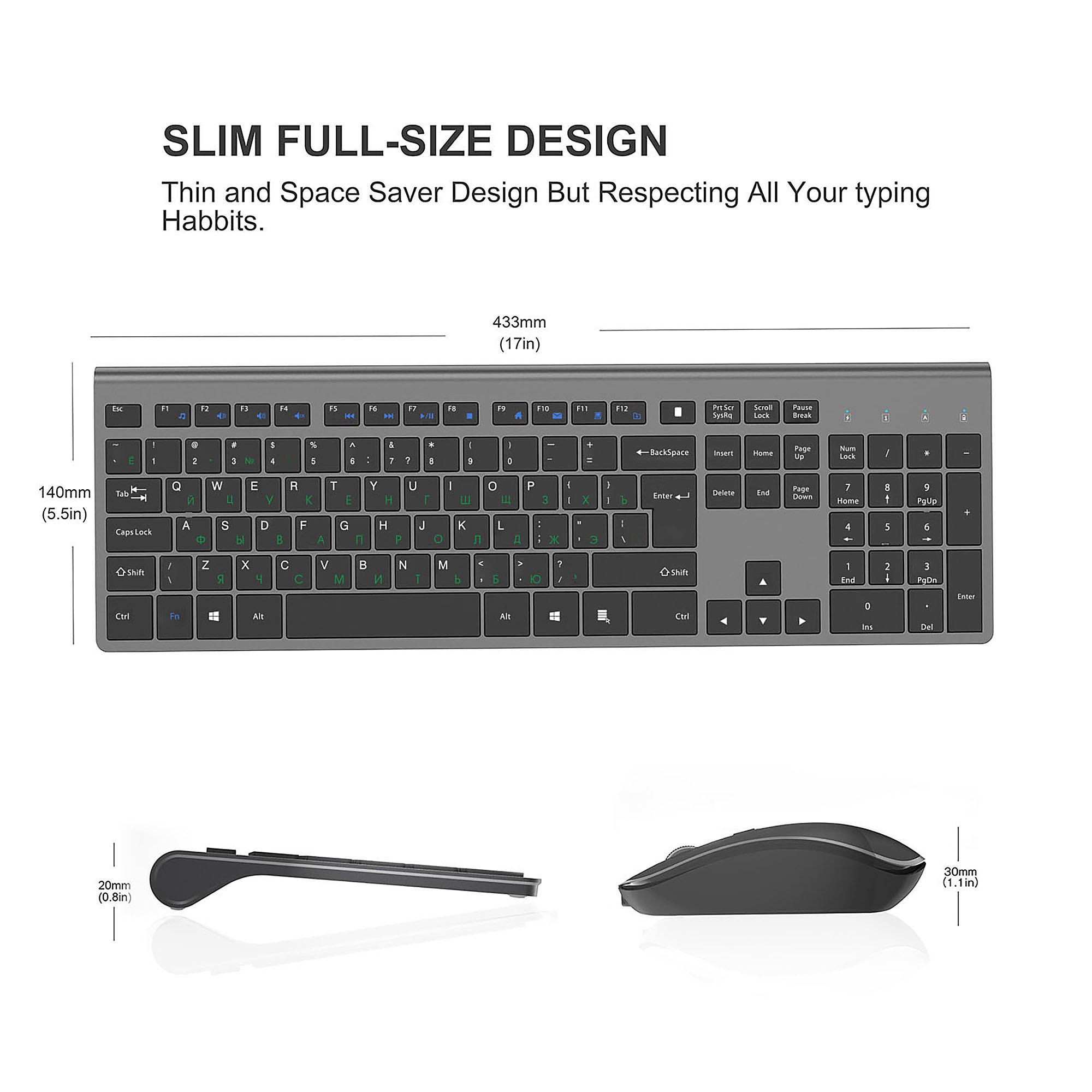 2.4G şarj edilebilir kablosuz  - Home Office Layout incelemesi ve fiyatı