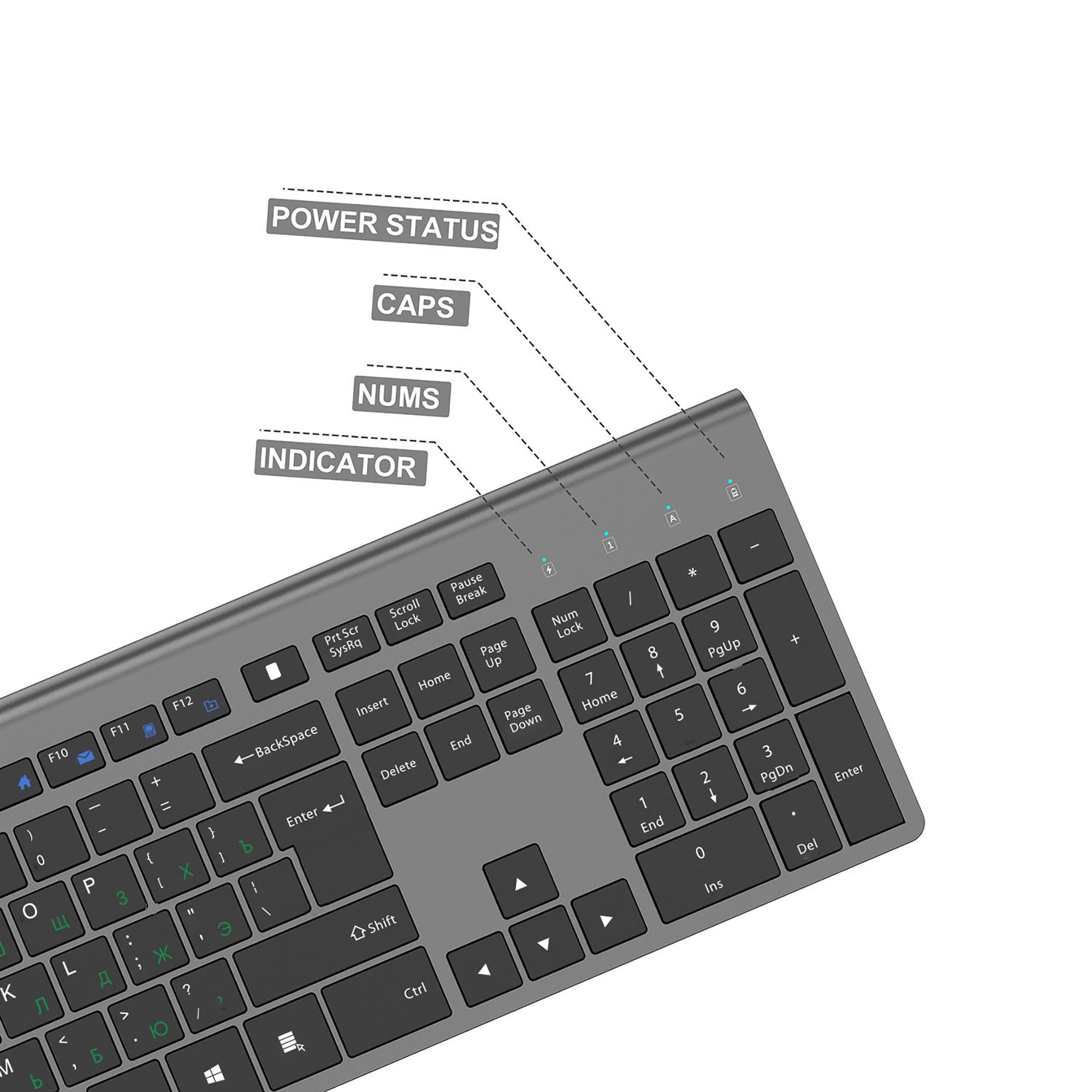 2.4G şarj edilebilir kablosuz  - Home Office Layout incelemesi ve fiyatı