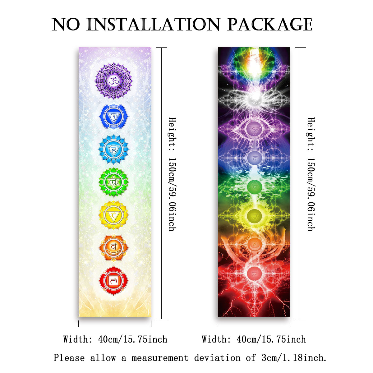 Renkli Mandala Çakra Gökkuşağı - Home Office Yoga Room incelemesi ve fiyatı