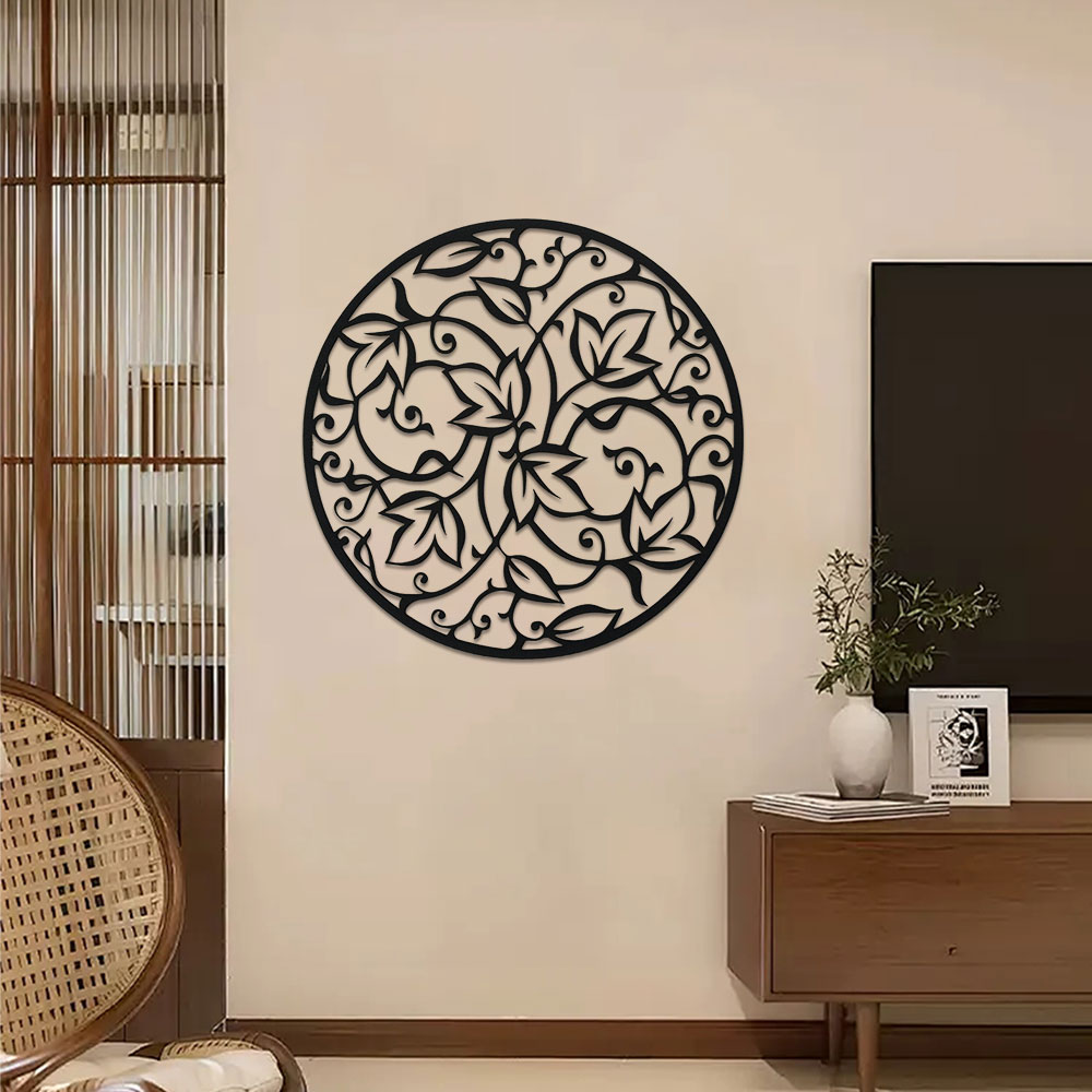 Zarif Siyah Metal Mandala Duva - Home Office Yoga Room incelemesi ve fiyatı